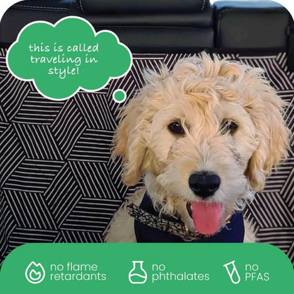 Molly Mutt Funda de asiento trasero 3 en 1 para perros, hama