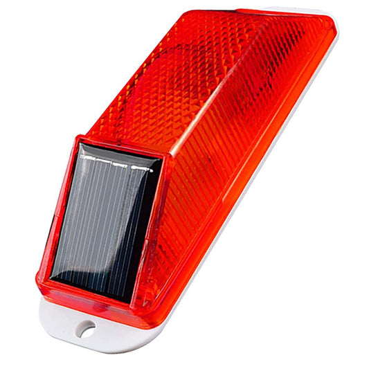 Aolyty Luz solar estroboscópica de advertencia LED sensible
