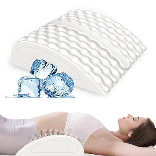 Almohada de apoyo lumbar con terapia de calor y frío para al