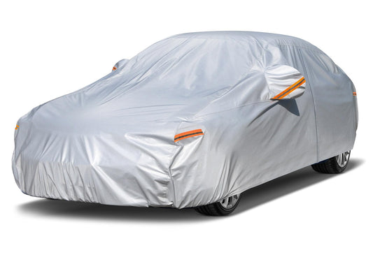 Kayme - Cubierta completa impermeable de 6 capas p/automóvil