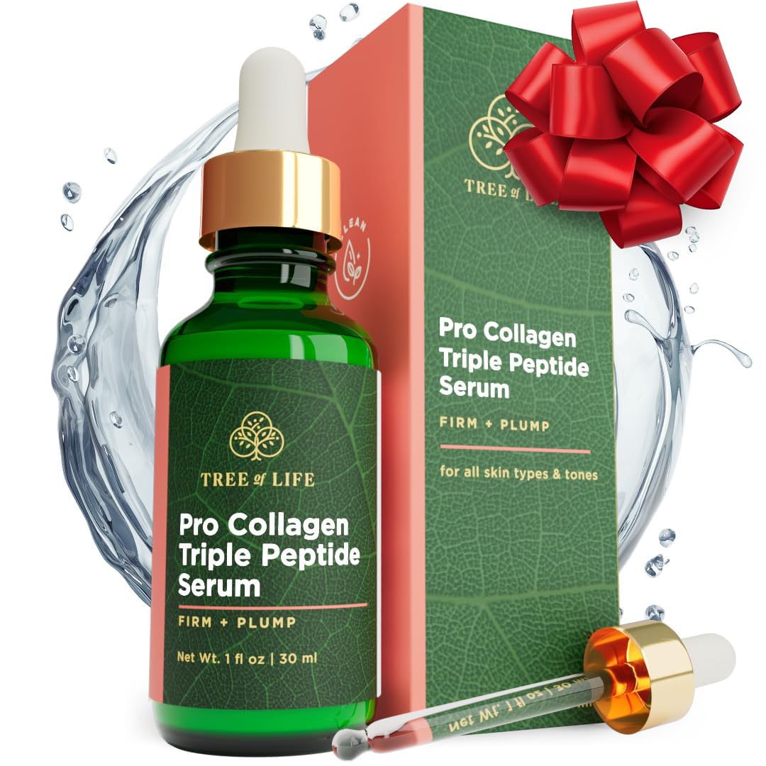 Tree of Life Beauty Suero facial hidratante – Péptidos de co