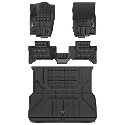 3W Alfombrillas y forro de carga para Toyota Land Cruiser Pr