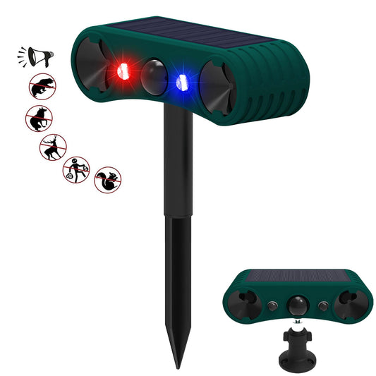 Alarma solar con sensor de movimiento para interiores y exte
