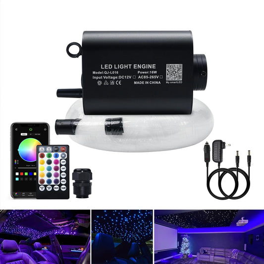 AKEPO Kit de luces de fibra óptica de 16 W para uso doméstic
