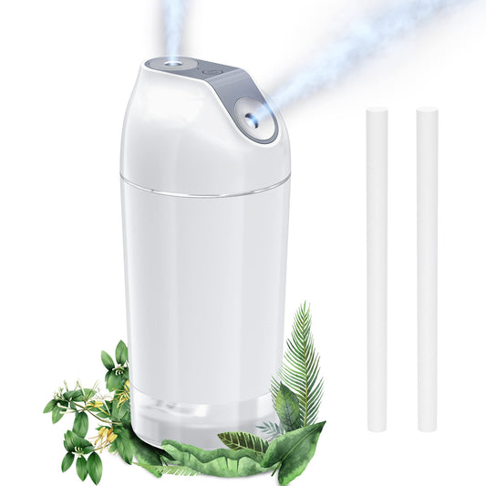 Mini humidificador, funciona con pilas, 16.2 fl oz, pequeño