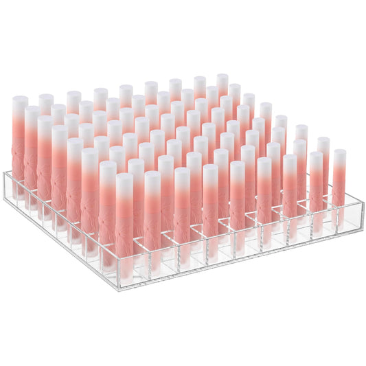 Mumufy Soporte para lápiz labial, organizador de acrílico tr