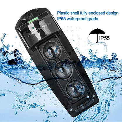 Alarma de triple haz, detector infrarrojo de alarma infrarro