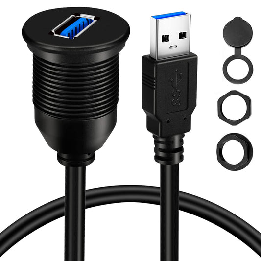 BATIGE Cable USB 3.0 de un solo puerto USB 3.0 macho a hembr