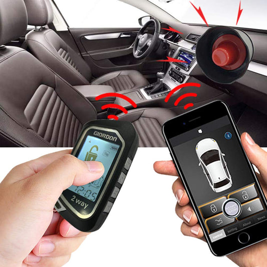 Sistema de seguridad de alarma de coche bidireccional de 160