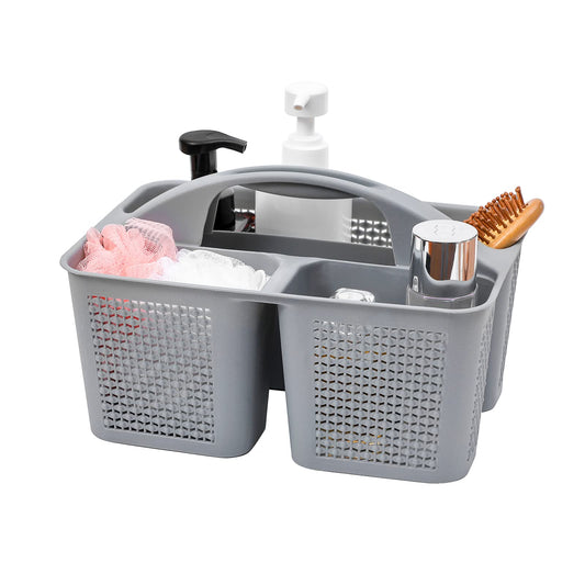 UUJOLY Cubo portátil de plástico para ducha, cesta de ducha