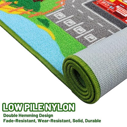 Alfombra de juego para niños, alfombra de 59 x 39.4 pulgadas