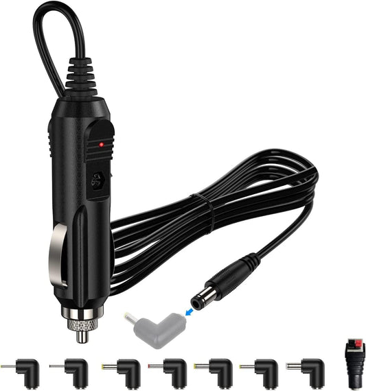 Cargador de coche de 12 V 2 A, cable de alimentación univers