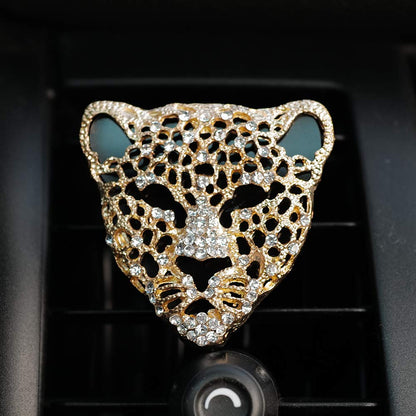 ADR. Bling Leopard Ambientador Clip de ventilación para acce