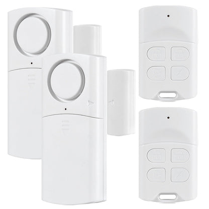 Alarma de puerta con control remoto, alarmas inalámbricas de