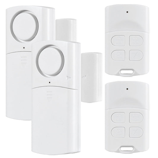 Alarma de puerta con control remoto, alarmas inalámbricas de