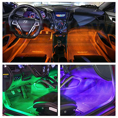 LEDGlow Kit de iluminación de neón para interiores de 6 unid