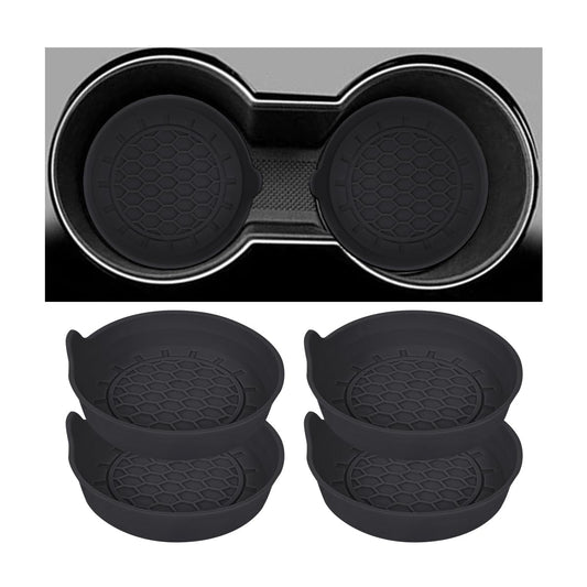 4 posavasos para automóvil, almohadillas de silicona antides