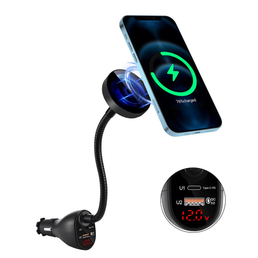 DACK Mag-Safe - Cargador inalámbrico para encendedor de ciga