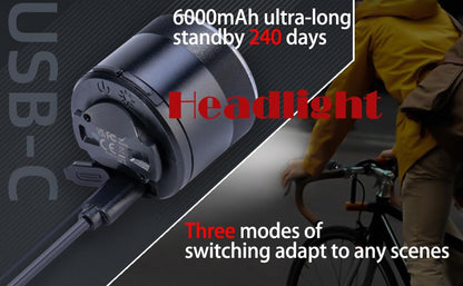 Luz trasera inteligente para bicicleta con señales de giro y