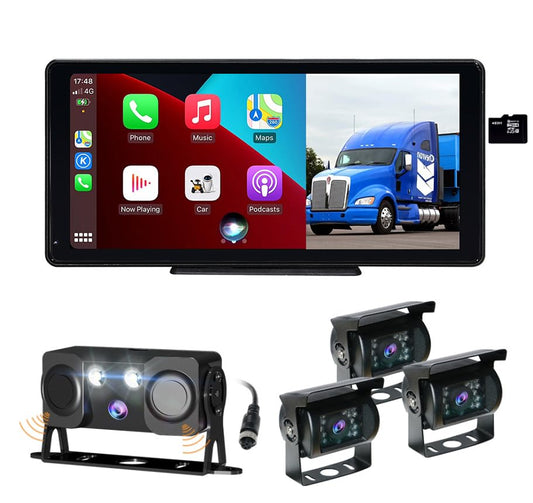Sistema de cámara de respaldo 4K RV&Semi-Truck 4CH Dash Cam