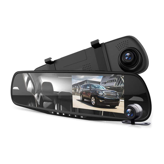 Pyle Espejo retrovisor de cámara para salpicadero, monitor D