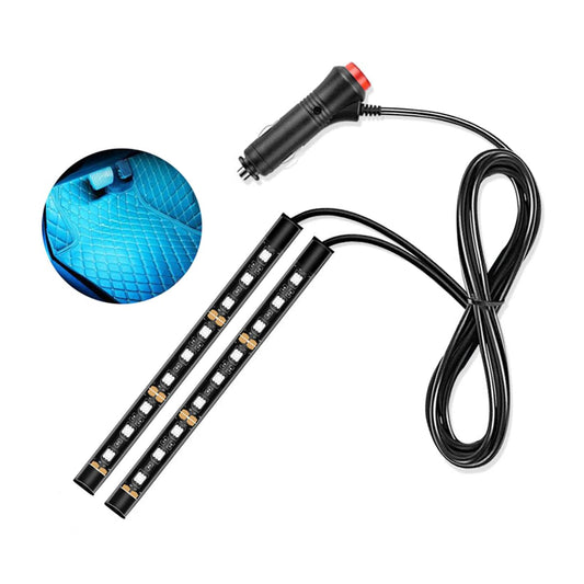 Luces LED de ambiente para automóvil, lámpara decorativa int