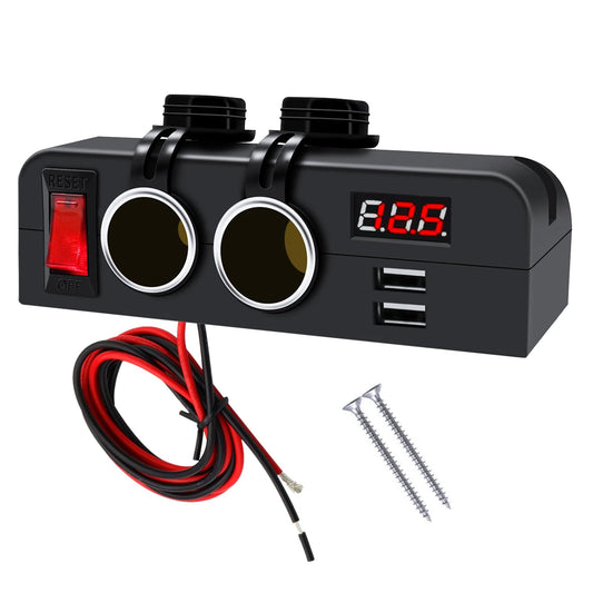 Multifunción 12 V encendedor de cigarrillos divisor de enchu