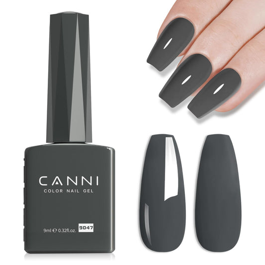 CANNI Esmalte de uñas de gel gris, 1 unidad de esmalte de uñ