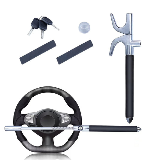 Cerradura antirrobo para volante, cerraduras retráctiles, di