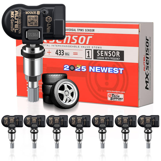Autel Juego de 8 sensores TPMS, sensor MX-2 en 1, 315 MHz +