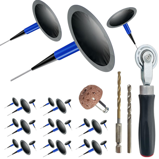 Kit de herramientas de reparación de neumáticos que incluye