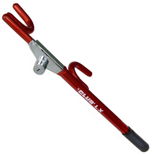 Bastón de seguridad para volante modelo The Club LX, L, Rojo