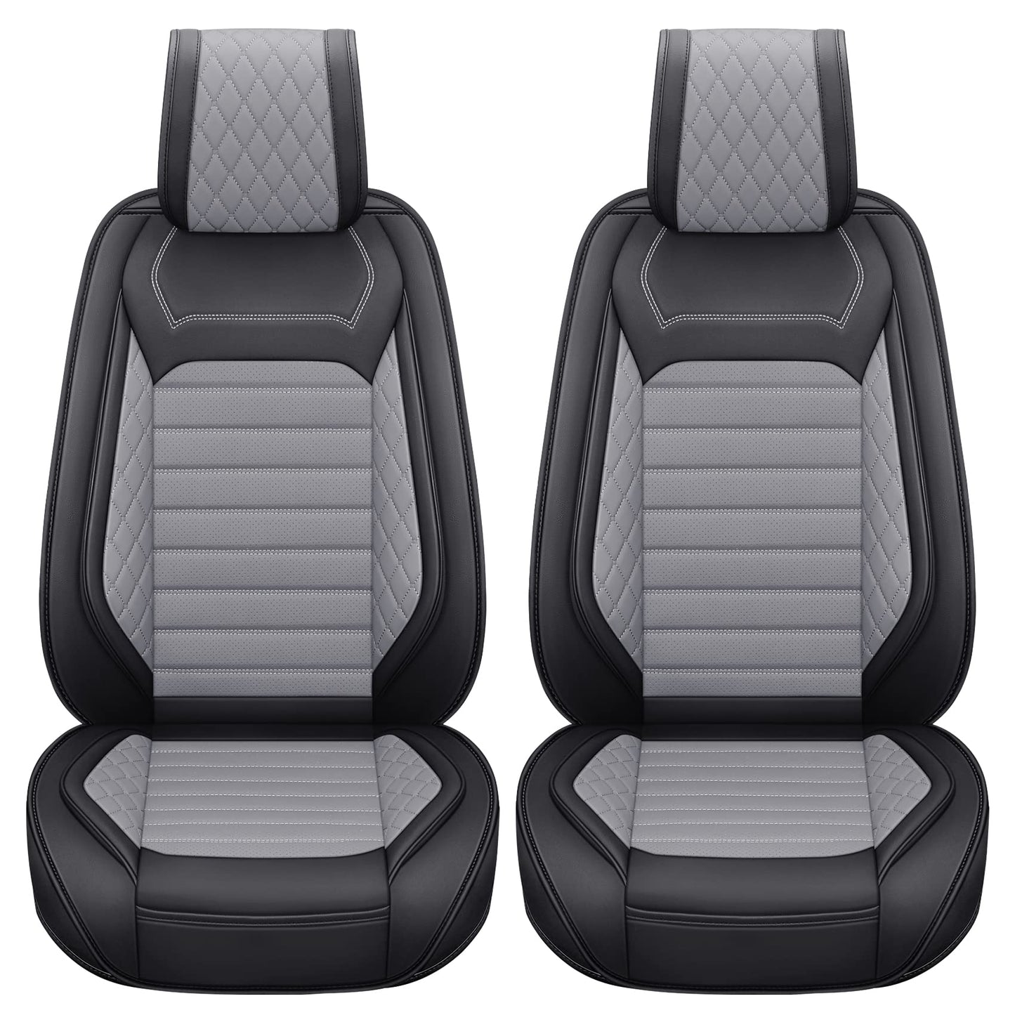 Aierxuan - 2 fundas de asiento delantero, universales, para