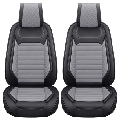 Aierxuan - 2 fundas de asiento delantero, universales, para