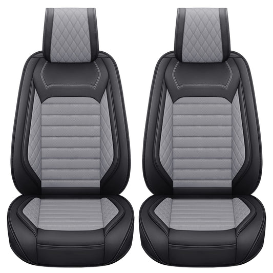 Aierxuan - 2 fundas de asiento delantero, universales, para