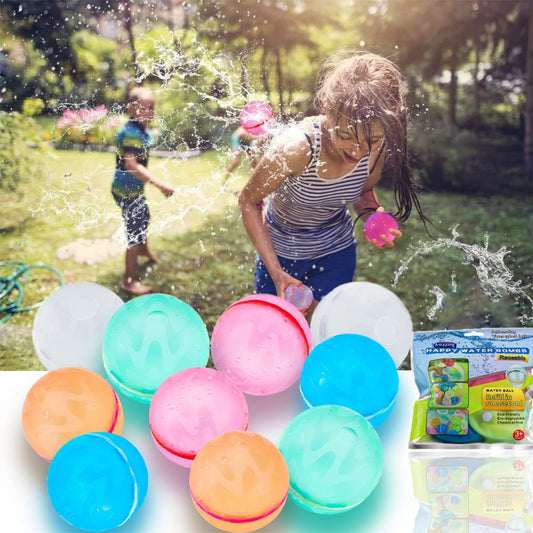 ZUPIIY Globos de agua reutilizables – Juguetes de piscina de verano al