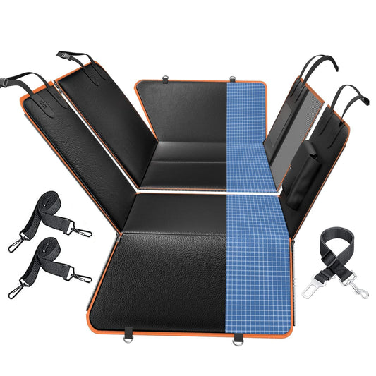 Extensor de asiento trasero de perro de cuero 6 en 1, parte