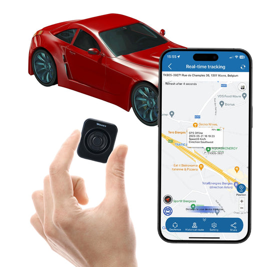 Dispositivo de seguimiento de automóvil oculto, 4G LTE, mini