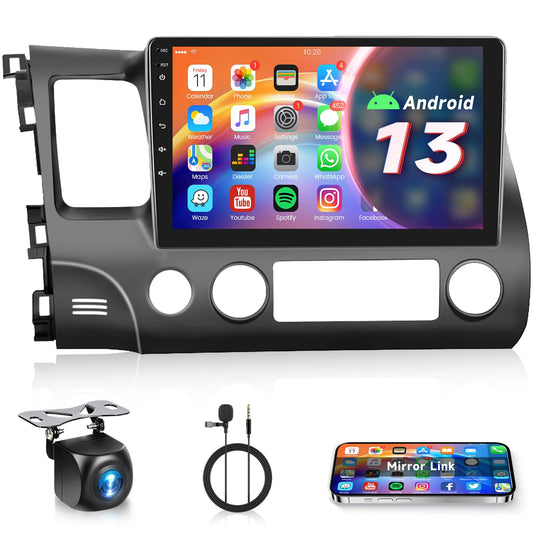 Car Radio for Honda Civic 2006-2011, Rimoody Car Stereo Andr