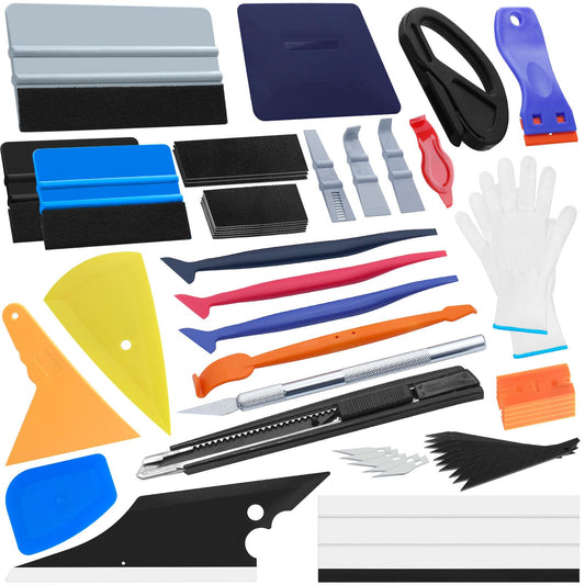 Kit de herramientas de envoltura de vinilo para vehículos, 2