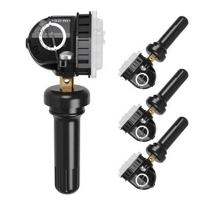 CDWTPS TPMS Sensor Ford, paquete de 4 sensores de monitor de