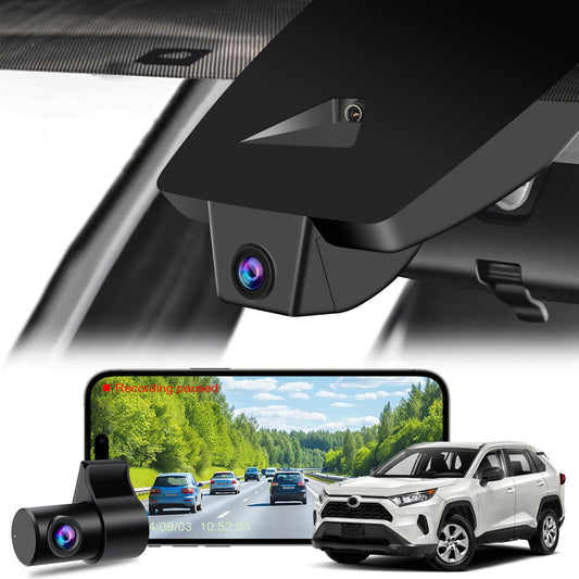 Cámara de tablero delantera 4K y trasera 1080P para Toyota R