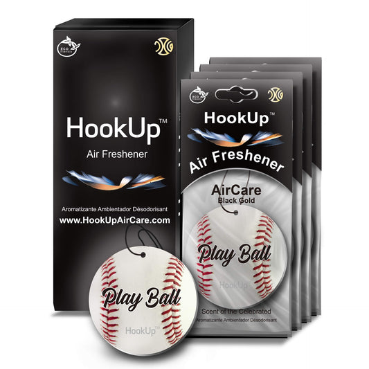 Hookup - Ambientador de aire para automóvil de béisbol, paqu