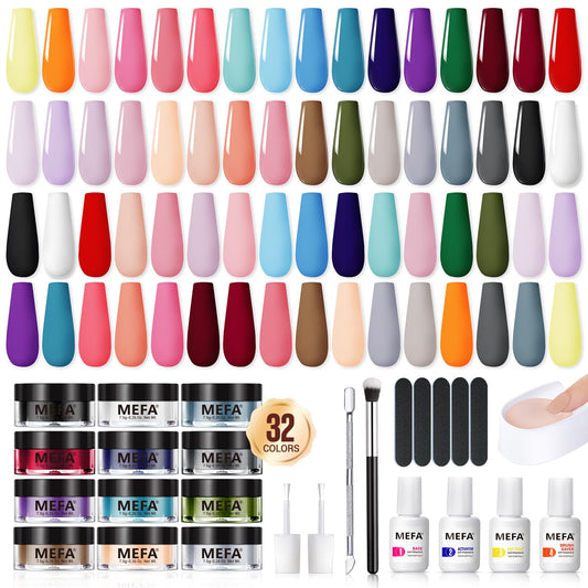 MEFA 6 Color Dip Powder Set - polvo para uñas acrílicas set