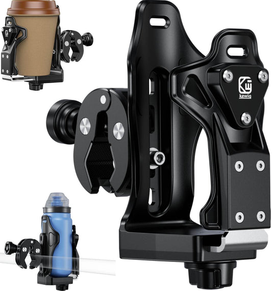 Kewig Portavasos antirrobo para motocicleta, tamaño extra gr
