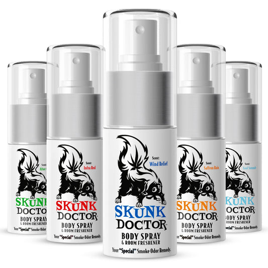 Spray eliminador de olores de humo (paquete de 5 aromas) | M