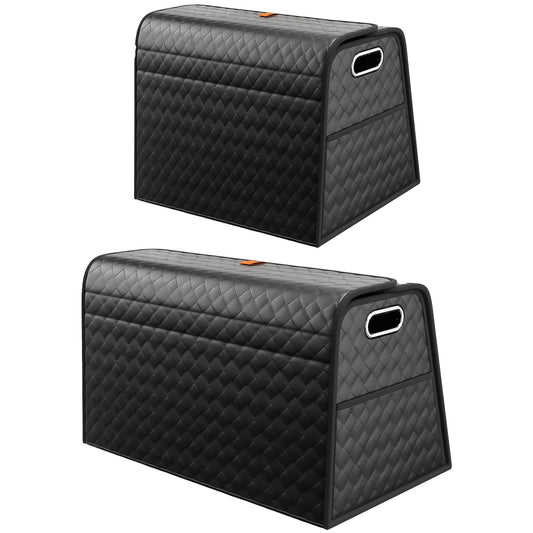 Aiuwo Organizador plegable de cuero para maletero, SUV, cami