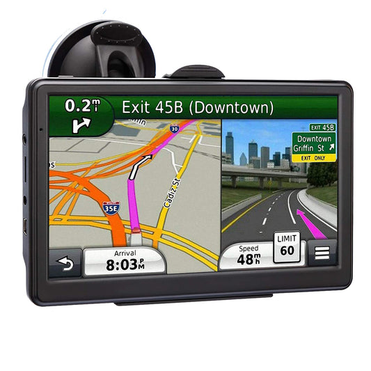 Navegación GPS para automóvil, mapa 2025 de 7 pulgadas con p