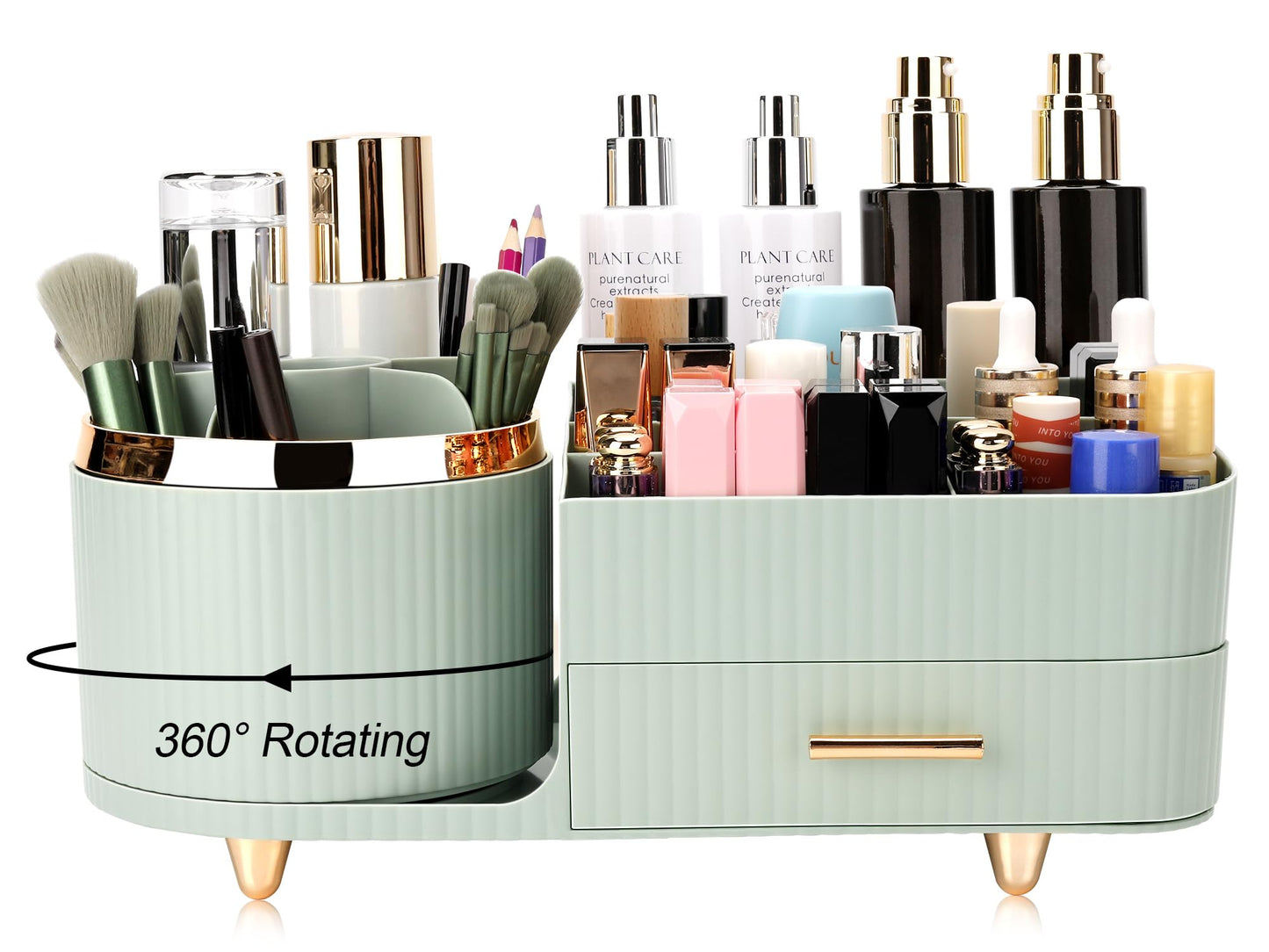 Organizador de maquillaje para tocador, vitrina de cosmético