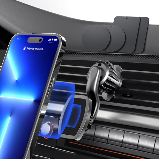 Soporte magnético para teléfono de automóvil, soporte de tel